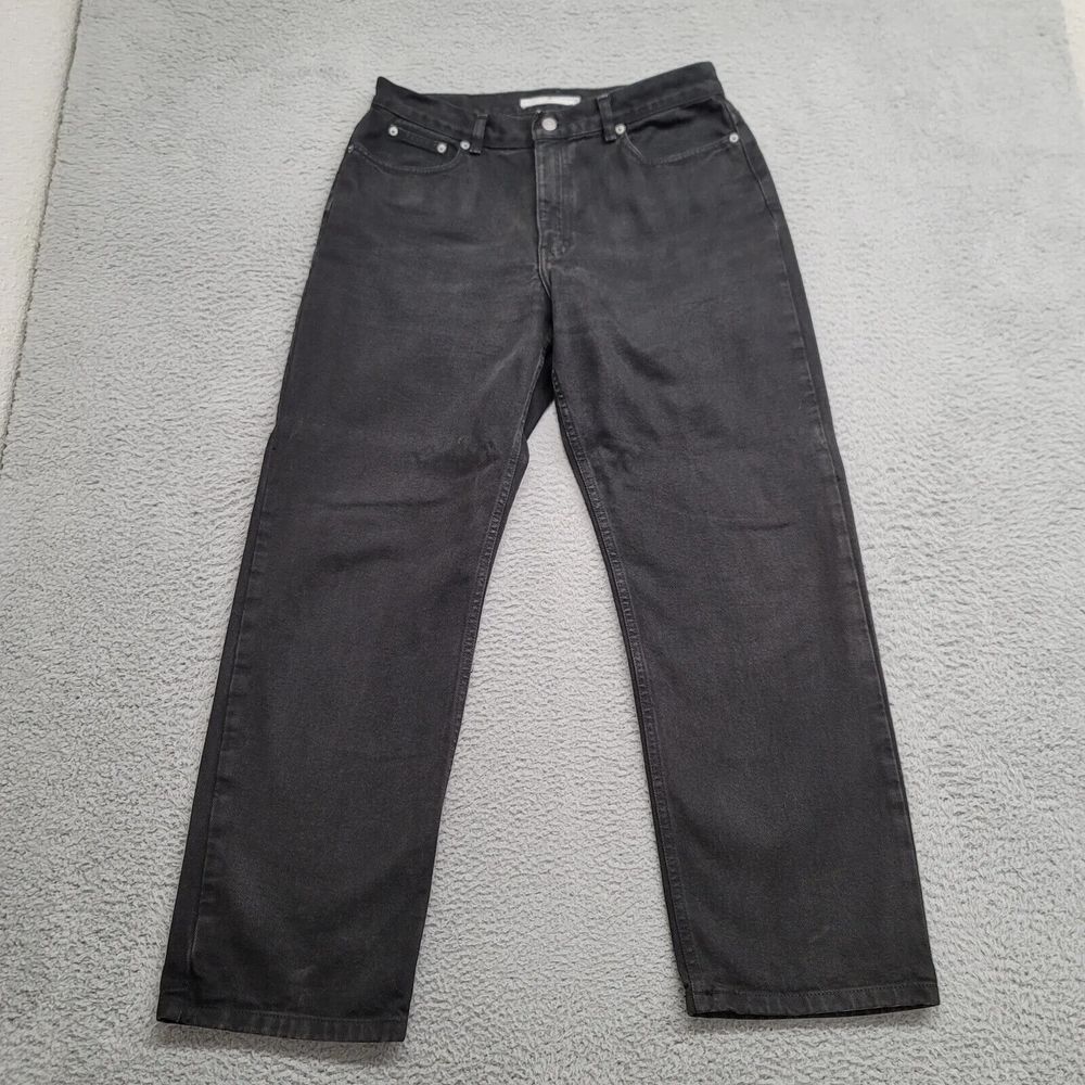 Tommy Hilfiger Jeans Womens 14 Black Boyfriend Vintage Baggy 90s Y2k Streetwear